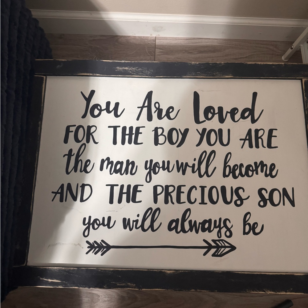 Black and White baby room Wall Art